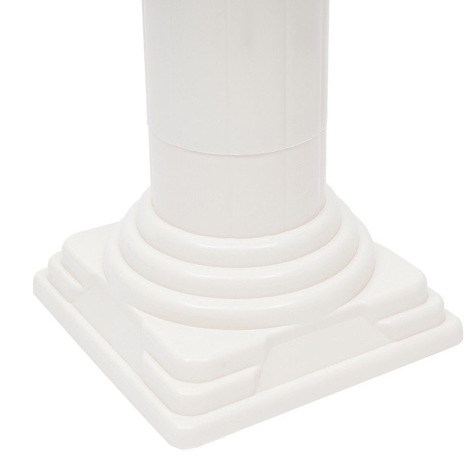 White Flower Stand Wedding Decor Roman Column 4Pcs Roman Pillars