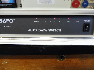 Datenumschalter, Auto Data Switch, Multiswitch, BAFO KC 604-1P, 4x Input, 1x Out