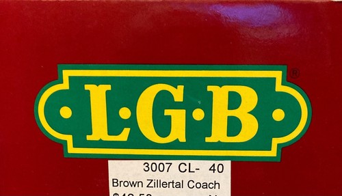 Lehman LGB The Big Train 3007 CL-40 Zillertal Coach Vintage W. Germany - - Picture 3 of 7