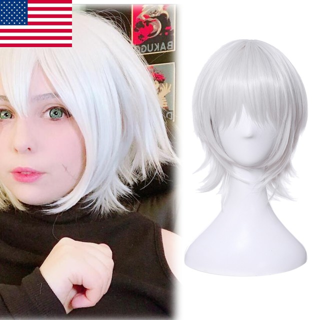 Fate Apocrypha Fgo Jack The Ripper Short Silver Hair Wigs