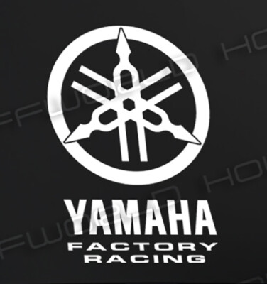 YAMAHA FACTORY RACING sticker decal motogp motox motocross