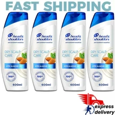 4X Head & Shoulders Shampoo Dry Scalp Care With Almond Oil 600ml