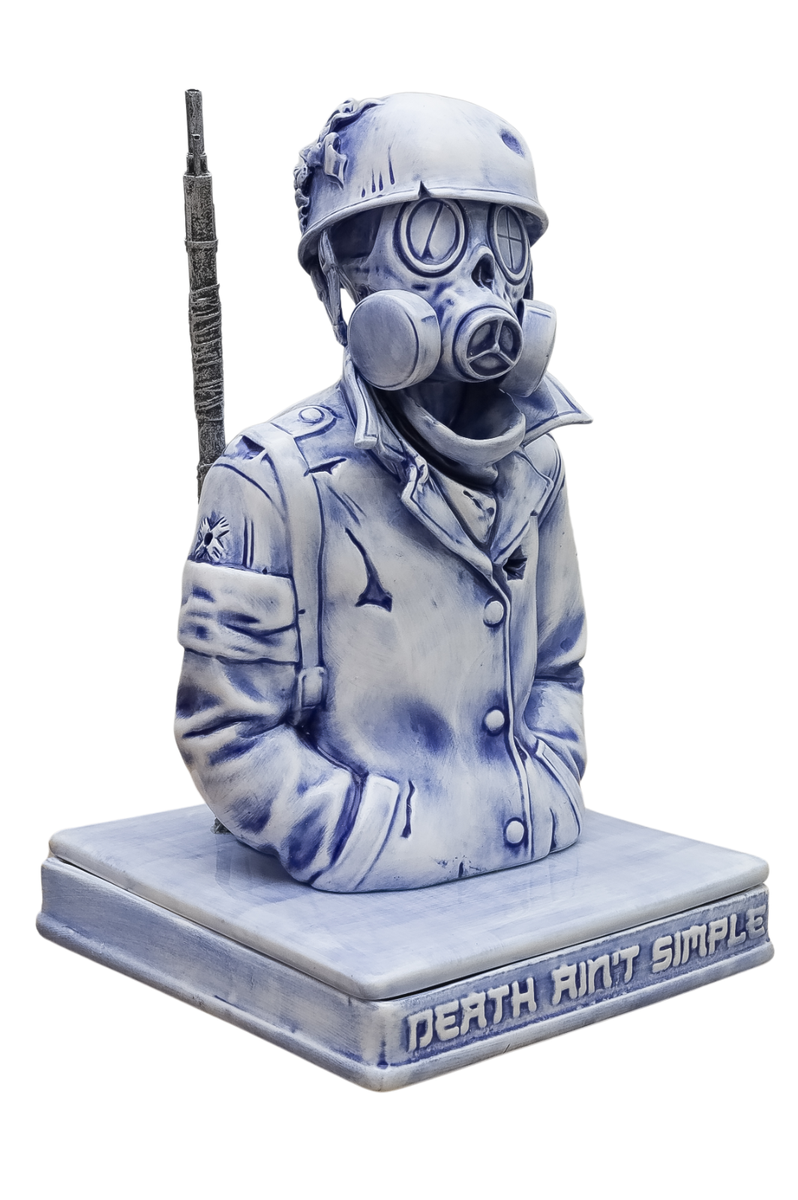 『Gasmask hell』Mighty Jaxx インセンスチャンバーNBHD MIGHTY JAXX Gas Mask Hell Chamber by Rob Bowyer Ceramics