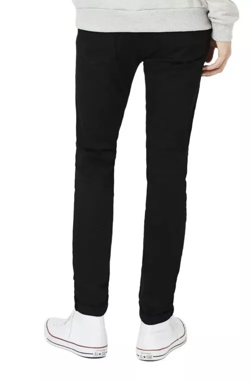 NWOT Topman Topshop Men s New Black Skinny Fit Pants 30W x 30L