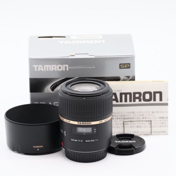 Tamron Macro SP AF60mm F2 DiII for Canon G005E Used from Tamron Macro SP AF60mm F2 DiII for Canon G005E Used from