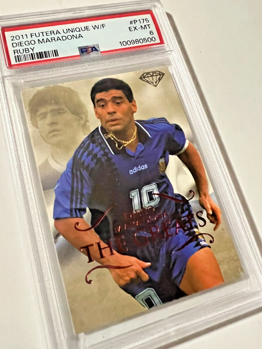 2011 Futera World Football Unique The Greats Red /450 Diego