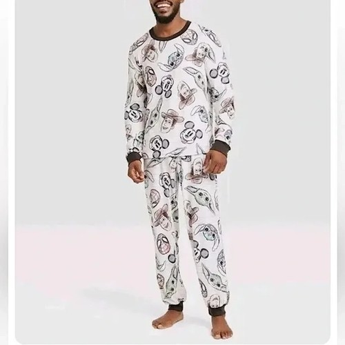 Disney 100 Mens Character Pajama Set - Mens LARGE - NEW | eBay