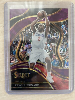 KAWHI LEONARD 2023-24 Select Courtside #224 Purple Cracked Ice