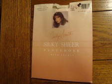 Jaclyn Smith Silky Sheer Sandalfoot Pantyhose Lace Color - Size B - NOS