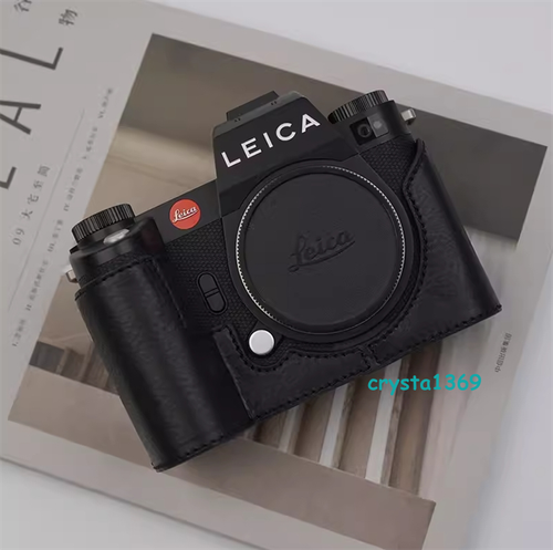 New Camera Half Case For Leica SL3 Retro Insert Genuine Leather VR Handmade Case - Picture 2 of 15