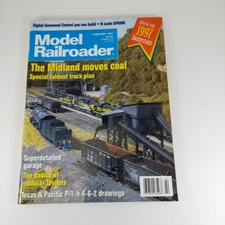 Model Railroader Magazine Feb 1997 Vol 64 No 2 Midland Moves Coal, GP60M