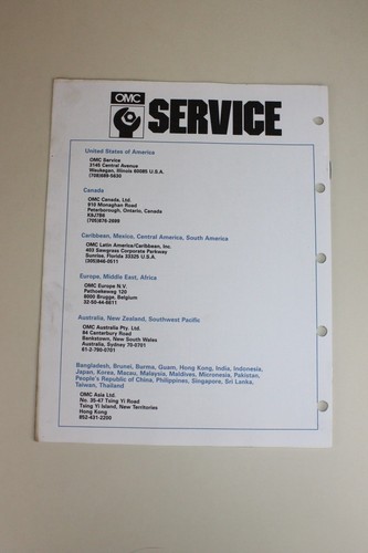 1991 OMC Service Final Parts Catalog #434232 Evinrude Johnson 5/6/8 Models - Picture 6 of 6