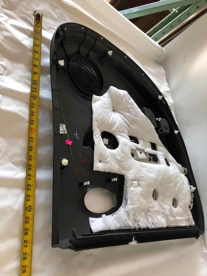 Panel de moldura de puerta trasera Nissan Versa 2014-2019 hatchback lado derecho del pasajero derecho derecho derecho derecho Foto 4 de 4