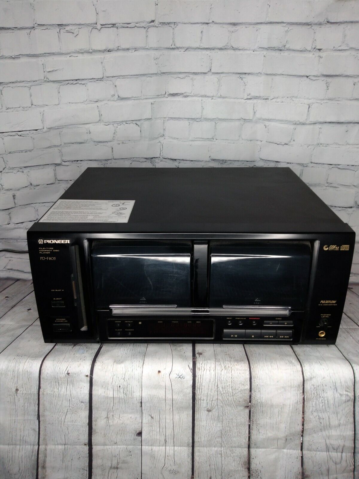 Breathing expand rim PIONEER PD-F805 CD PLAYER 50+1 CD Works Great | eBay