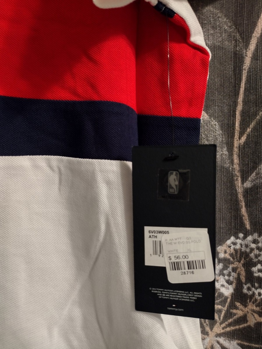 Men's Atlanta Hawks Tommy Hilfiger Polo Size XL (MSRP $56) | eBay