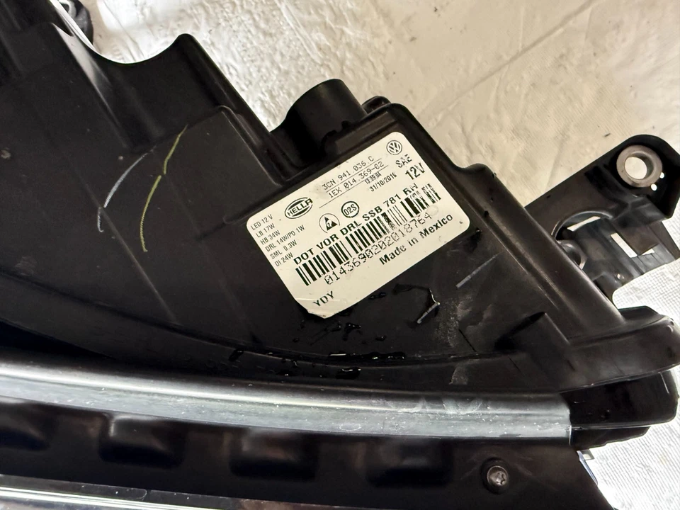 Faro cruzado Volkswagen Atlas 2020 2021 LED completo derecho 3CN.941.035.E OEM Foto 4 de 4