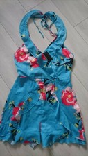 NEW HOLIDAY SUMMER PARISIAN BLUE LADIES JUMPSUIT PLAYSUIT SIZE 10 EUR 38 M