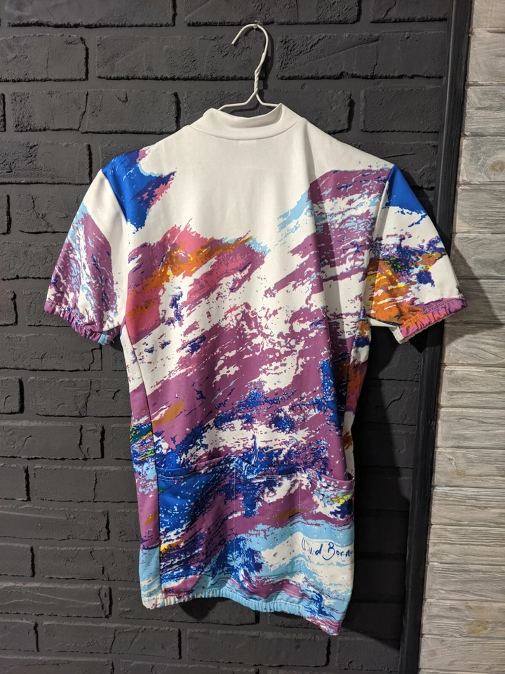 AGU 90s vintage cycling Rad Trikot Gr ca size M Bike cycling jersey - Image 4 of 4