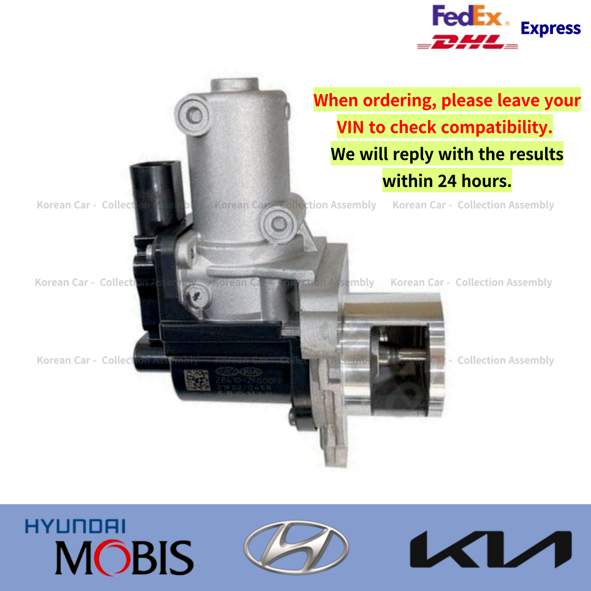 イ Genuine 284104A920 for Hyundai i800 iLoad iMax Starex 15-21, EGR