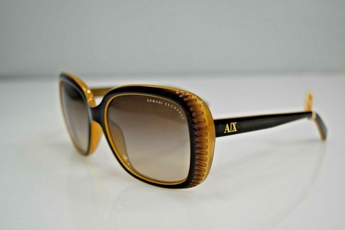 Gafas de sol Armani Exchange marrón amarillo AX4014 8062/13 57-18-140 - Imagen 3 de 5