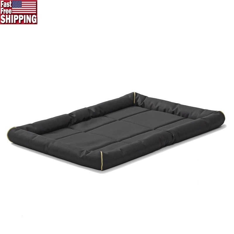 Durable Water Resistant Dog Bed Bolster Non-Slip Base Machine Washable Comfort