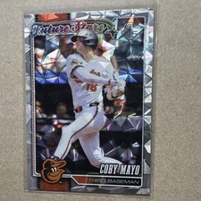 Topps 2024 Series 1 Coby Mayo Future Stars Diamante Foil #72 Baltimore Orioles