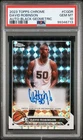 2023 TOPPS CHROME DAVID ROBINSON BLACK GEOMETRIC AUTO  1/2 PSA 10 SPURS HOF