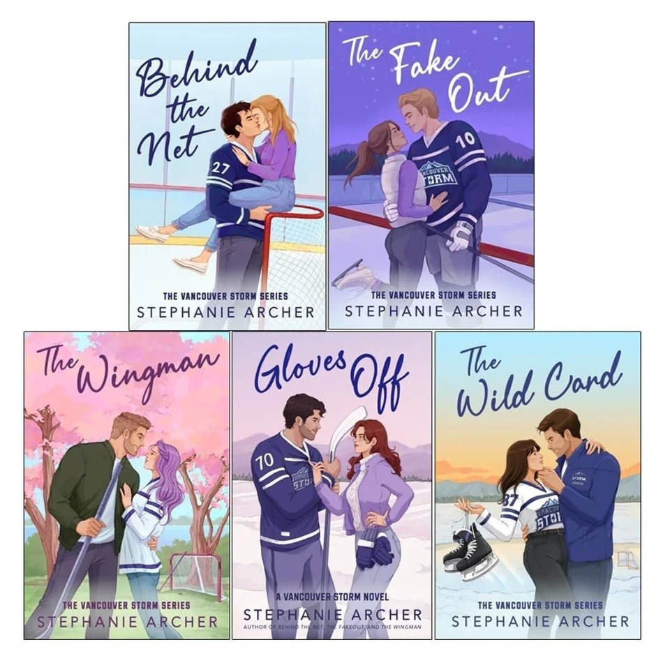 Vancouver Storm Series 1-5 Books Collection Set by Stephanie Archer  Gloves Off