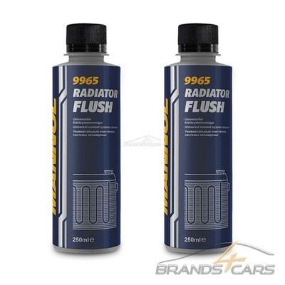 2x 250 ml MANNOL RADIATOR FLUSH ADDITIV KÜHLERSYSTEM REINIGER KÜHLERSCHUTZ