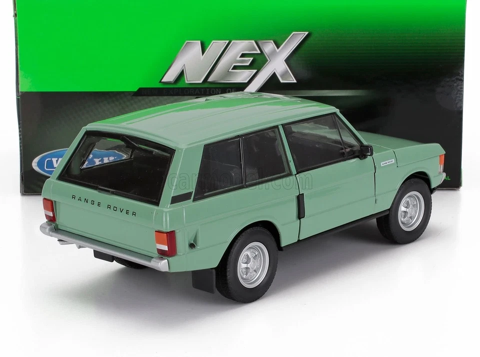 MODELLINO AUTO STATICO DIECAST WELLY SCALA 1:24 RANGE ROVER 1970 VERDE 1:24 - Immagine 2 di 4