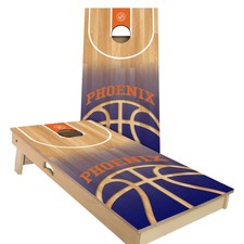 Cornhole Boards Set Skip's Garage Phoenix Basketball Portable Weather Resistant