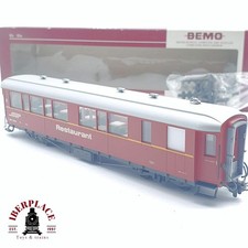 ♻️ 2da mano - DC BEMO 3274 114 coche restaurante Rhb rojo H0m/H0n3 escala