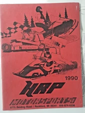 Vintage 1990 Huling's Racing Products HRP Snowmobile Catalog - Brad Huling