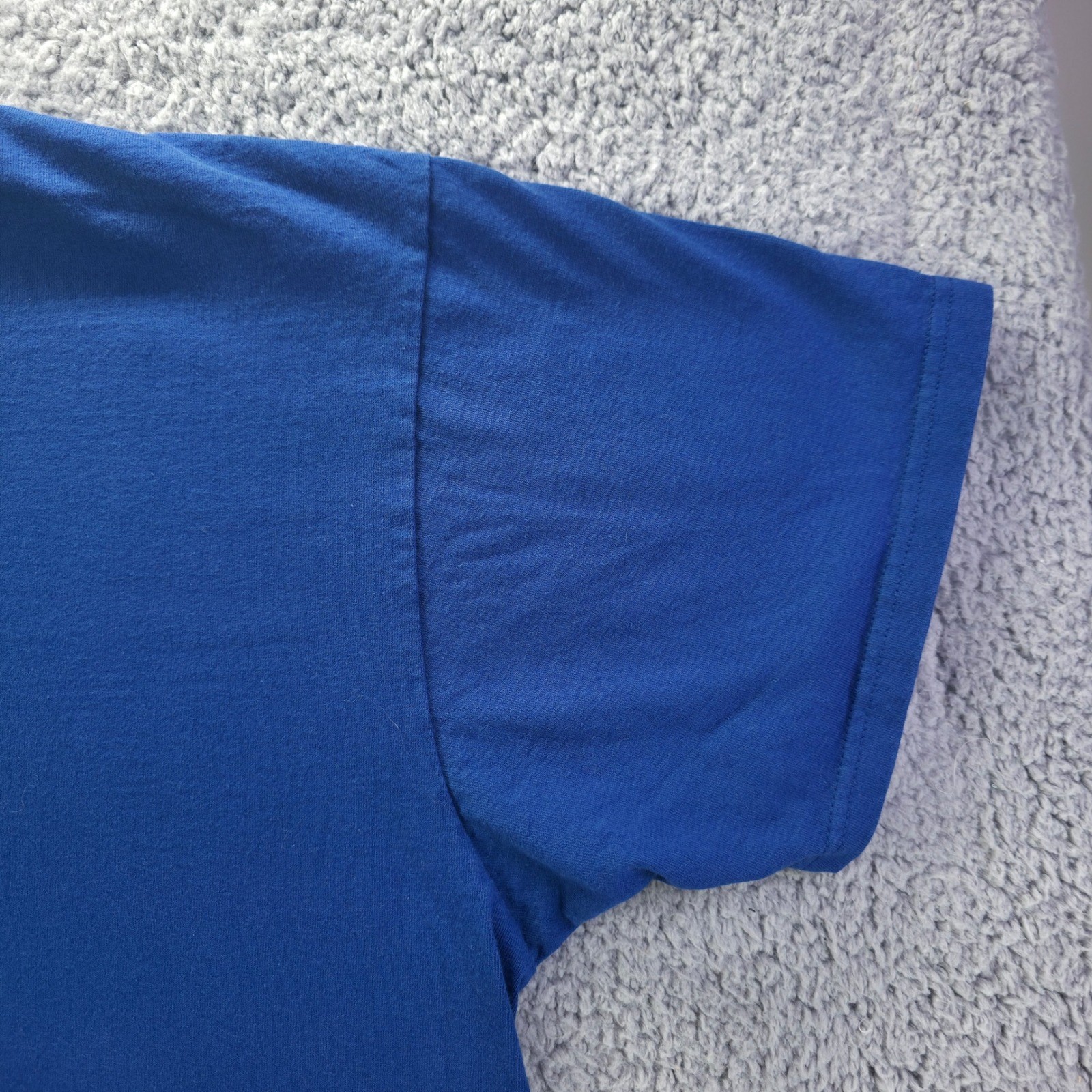 Vintage Nike Mens XXL Blue Graphic T-Shirt Football Logoman Short Sleeve Cotton view 5