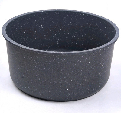 CAROTE 8'' Non-Stick 3 QT SAUCEPAN, MIDNIGHT BLACK Granite, New & Improved BOTTOM