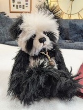 ADORABLE CHARLIE BEARS PANDA BEAR NAMED ' XENA ' - BOUGHT IN ERROR SO SELLING ON