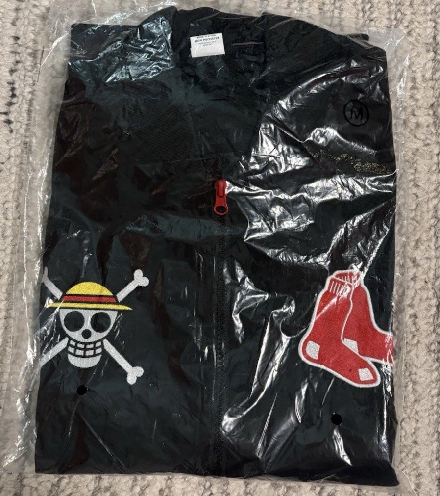 2026 One Piece Jacket Boston Red Sox Size Medium Puffy Satin