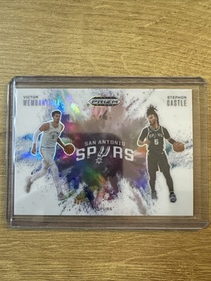 2024-25 Prizm Black Wembanyama Castle Dual Color Blast Spurs Case