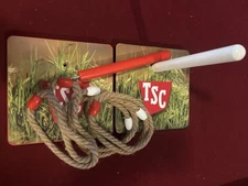 Ring Toss Game Set Ring Wood Rope Tractor Supply Co 6 Rings Heavy Base Carry Sac