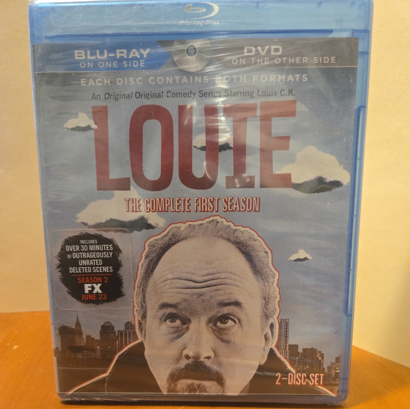 Louie: The Complete First Season (Blu-ray/DVD, 2011, 2-Disc