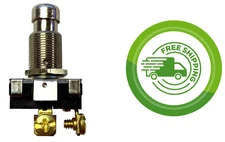 30-1425 - 15A @ 125VAC - ON OFF - SPST Heavy Duty AC Push Button - 10A @ 250VAC