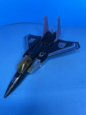 Skywarp 1984 Vintage G1 Transformers F-15 Fighter Hasbro Great Stickers Authenti