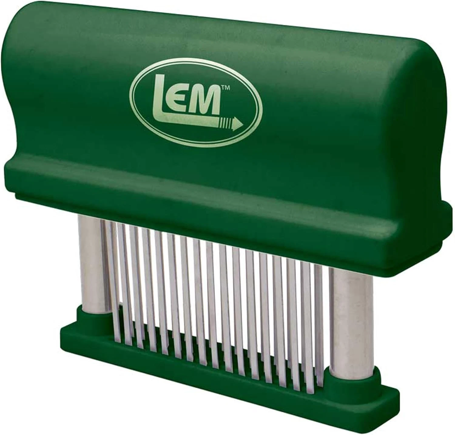 Products Hand Held Tenderizer with 48 Blades, Stainless Steel and Plastic, Green