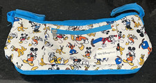 Walt Disney World Disney Character Stroller Organizer Pouch Bag White Blue