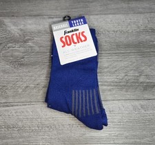 Franklin Youth Large Baseball Socks Royal Blue with Strip Shoe 1 Pair Size 6-10