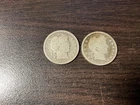 1895 barber quarter's lot of 2 coins #76