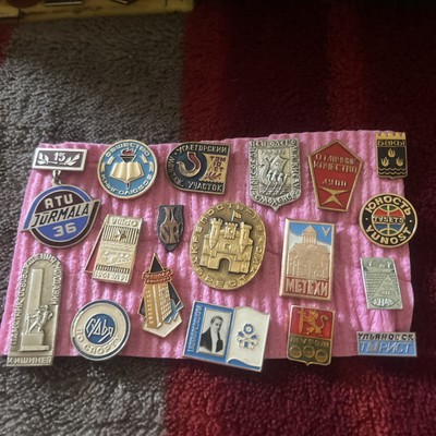 Vintage Abzeichen Sammlung - 70 er Jahre