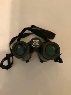 Dakota Elite 7x28 Waterproof Binoculars Clear Optics Preowned Nice