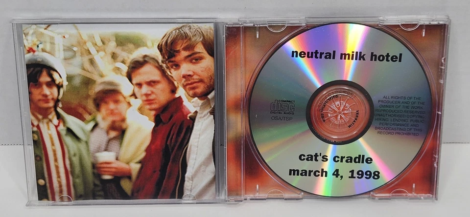 Neutral Milk Hotel компакт-диск концерт 1998 редкая почти как новая - Изображение 2 из 3