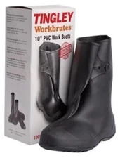 35121 PVC Rubber Waterproof Mud Rain Snow Hunting Galoshes Over Boots - Large